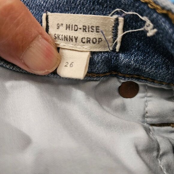 Madewell 9" High-Rise Skinny Crop Size 26 - Picture 5 of 10